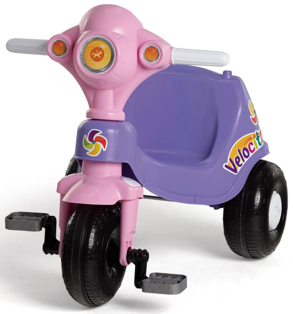 Imagem 1 do produto Triciclo Velocita Calesita Rosa/Lilás