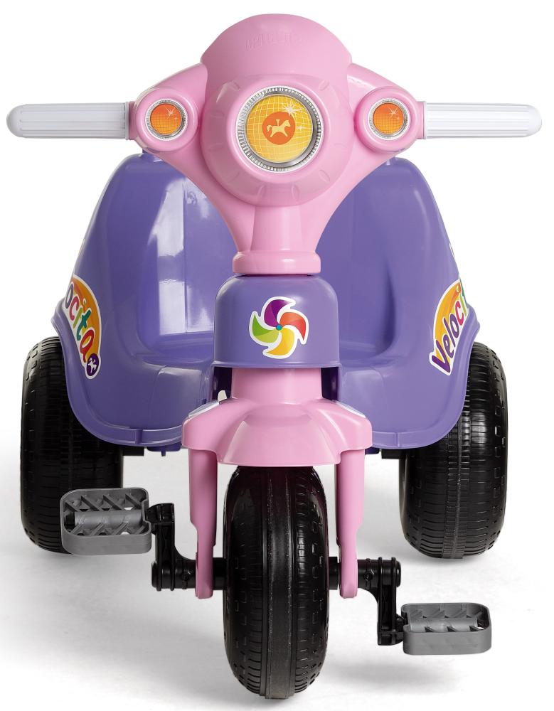 Imagem 3 do produto Triciclo Velocita Calesita Rosa/Lilás