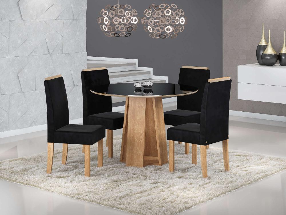 Imagem 2 do produto Mesa Sonetto Styllo Mel/Preto