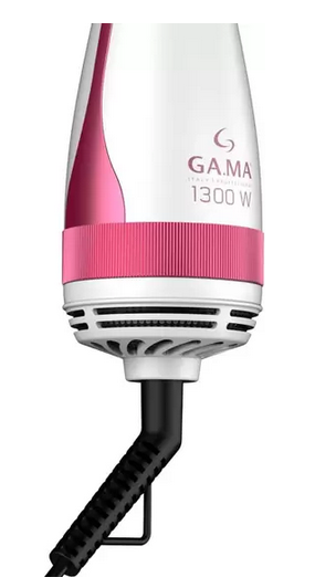 Imagem 4 do produto Escova Secadora Gama Glamour Pink Brush 1300W Branco/Rosa 220V