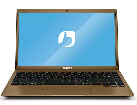 Imagem 1 do produto Notebook Positivo 14″ Intel Celeron 4GB 128GB SSD Dourado