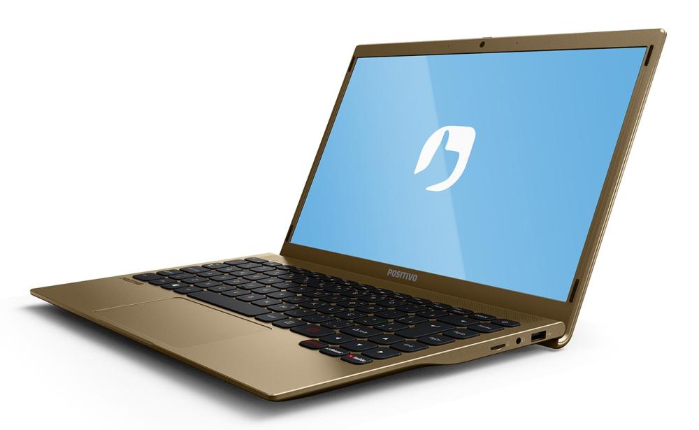 Imagem 3 do produto Notebook Positivo 14″ Intel Celeron 4GB 128GB SSD Dourado