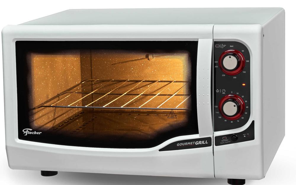 Imagem 2 do produto Forno Elétrico Fischer Gourmet Grill 44 Litros Branco 110V