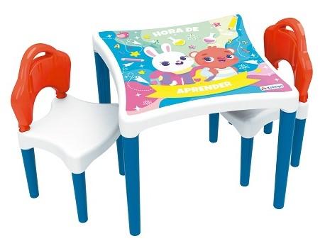 Imagem 1 do produto Mesinha Infantil Xalingo com 2 Cadeiras Color