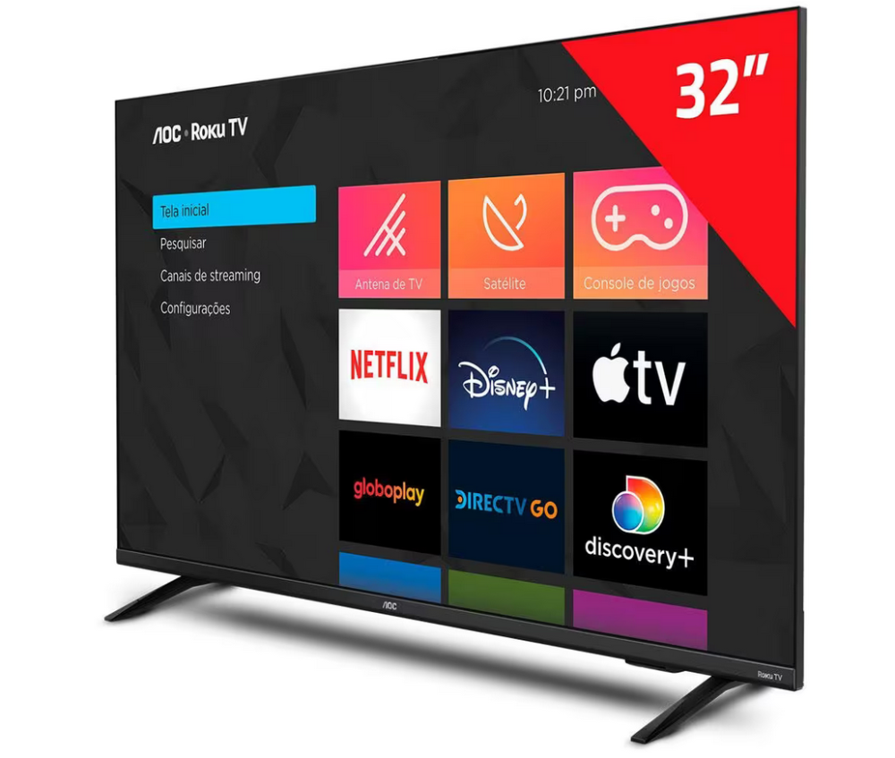 Imagem 2 do produto Smart TV LED HD 32″ AOC 32S5135/78G