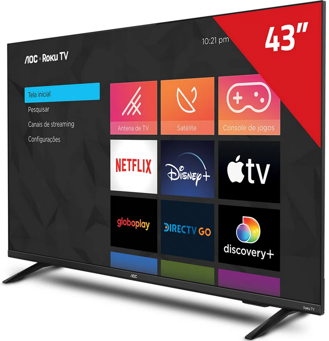 Imagem 2 do produto Smart TV LED FHD 43″ AOC 43S5135/78G