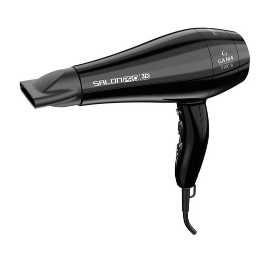 Imagem 1 do produto Secador de Cabelo Gama Salon Pro 3D 2100W Preto 220V