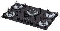 Imagem Imagem 1 em  miniatura do produto Cooktop Chamalux 5 Bocas Tripla Chama a Gás Preto