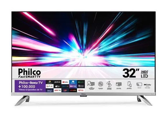 Imagem 1 do produto Smart TV LED HD 32″ Philco PTV32G7PR2CSBLH