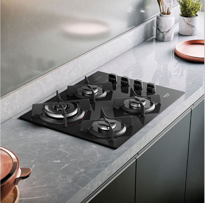 Imagem 4 do produto Cooktop Dako 4 Bocas a Gás Supreme Preto