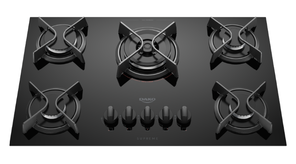 Imagem 1 do produto Cooktop Dako 5 Bocas a Gás Supreme Preto