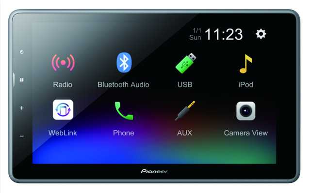 Imagem 1 do produto Autorrádio Pioneer Receiver DMH-AF555BT 9″ Bluetooth USB