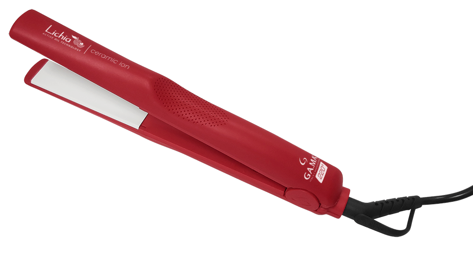 Imagem 1 do produto Chapa Alisadora Gama Lichia Ceramic Íon Vermelho Bivolt