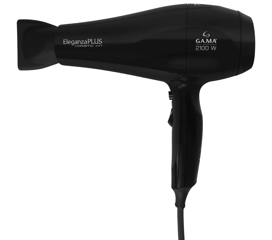 Imagem 1 do produto Secador de Cabelo Gama Eleganza Plus Ceramic Íon 2000W Preto 110V