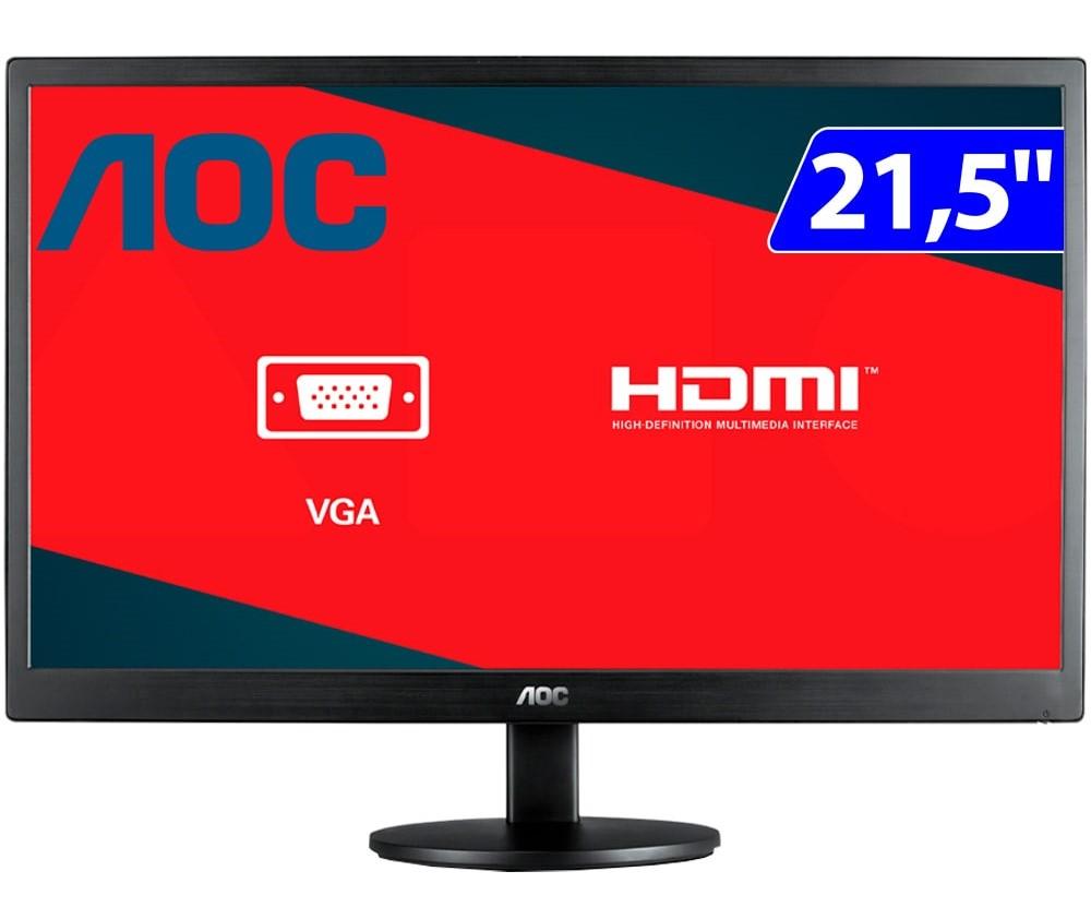 Imagem 1 do produto Monitor AOC 21.5″ LED 60Hz E2270SWHEN