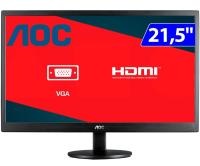 Imagem Imagem 1 em  miniatura do produto Monitor AOC 21.5″ LED 60Hz E2270SWHEN