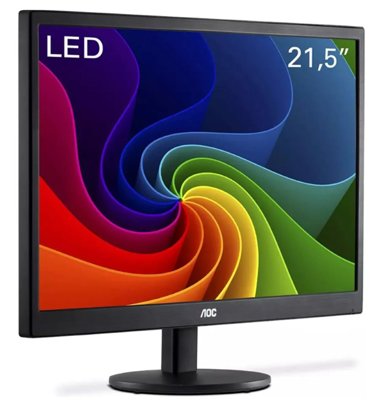 Imagem 2 do produto Monitor AOC 21.5″ LED 60Hz E2270SWHEN