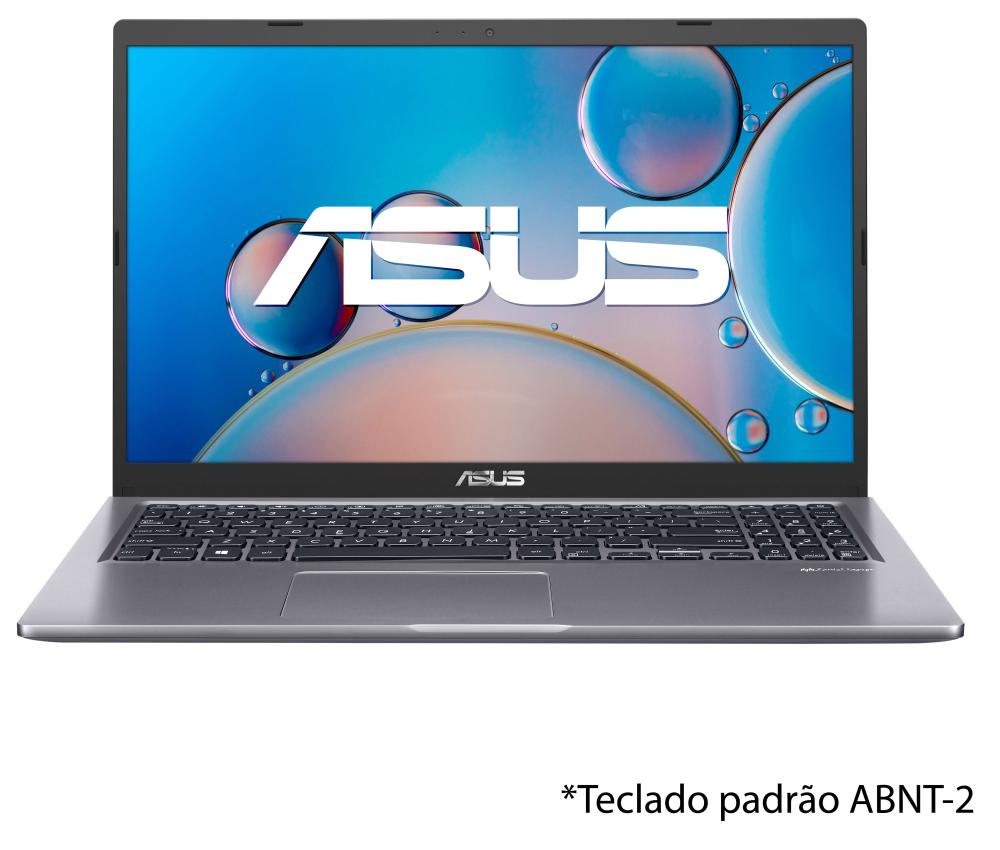 Imagem 1 do produto Notebook Asus 15,6″ Intel Celeron Dual Core 4GB 128GB SSD Cinza