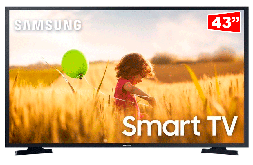 Imagem 1 do produto Smart TV FHD 43″ Samsung UN43T5300AGXZD Preto
