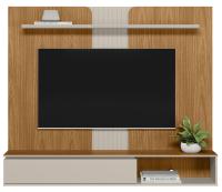 Imagem Imagem 1 em  miniatura do produto Painel para TV Linea Grandeza Até 65″ Nature/Off White