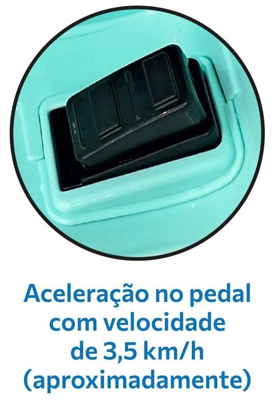 Última imagem em  miniatura do produto Mini Scooter Elétrica Bandeirante 2904 Turquesa