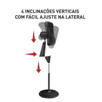 Imagem Imagem 2 em  miniatura do produto Ventilador de Coluna Arno 40cm X-treme VE3780B1 150W Preto 110V