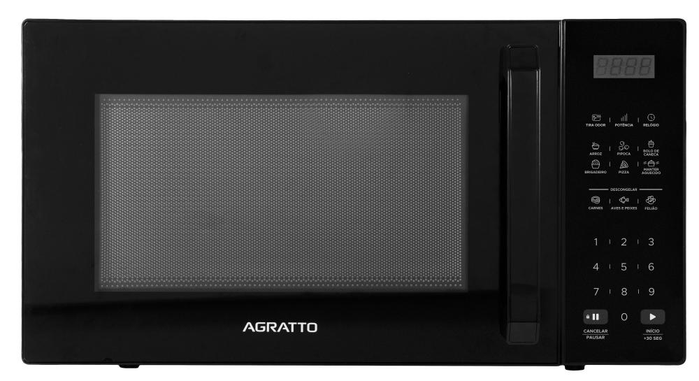 Imagem 1 do produto Micro-Ondas Agratto AMIC01N-01 32 Litros Preto 110V