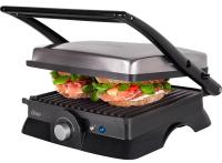 Imagem Imagem 2 em  miniatura do produto Grill Sanduicheira Oster OGRL610 1200W Inox/Preto 110V