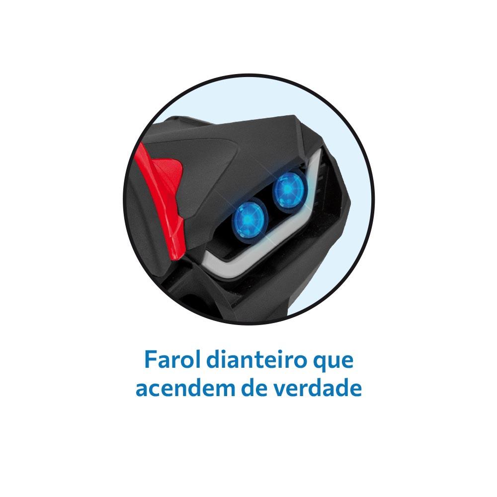 Última imagem em  miniatura do produto Quadriciclo Elétrico Bandeirante 2668 Preto/Vermelho Bivolt