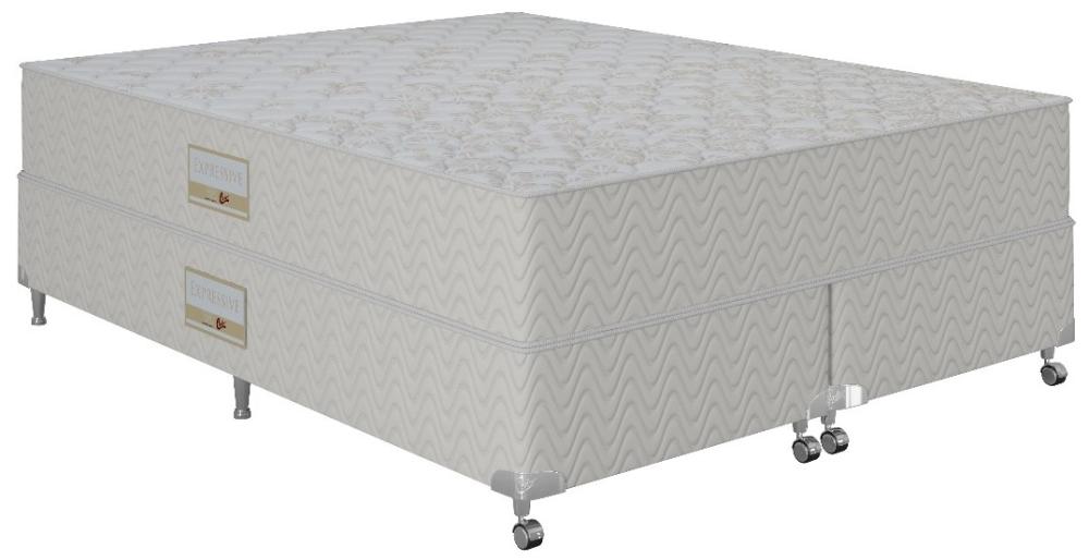 Imagem 2 do produto Base Cama Box Casal 1,58 Castor Expressive Marfim