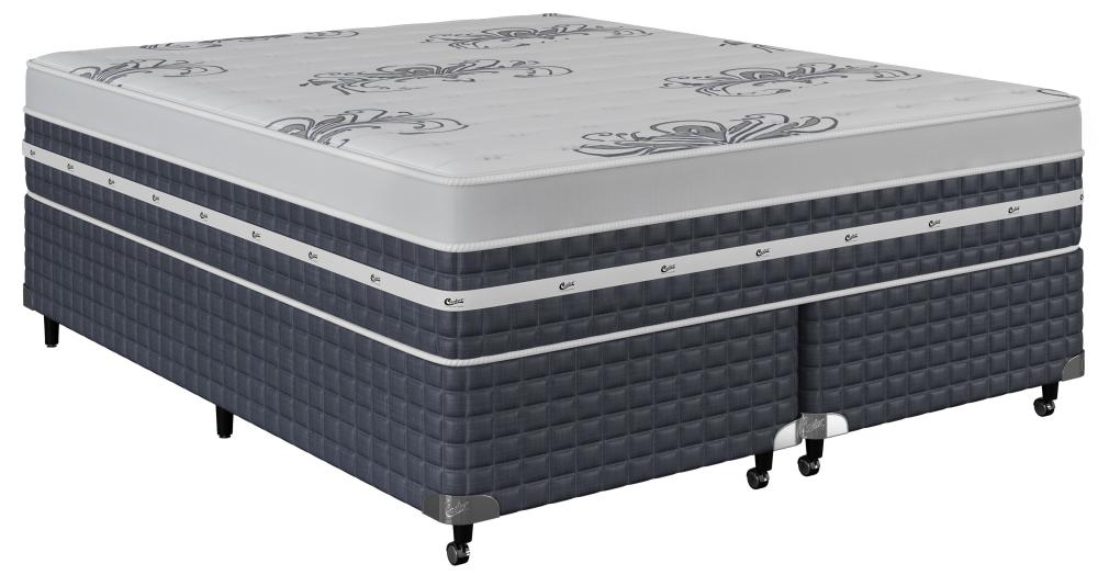 Imagem 2 do produto Base Cama Box Queen 1,58 Molas Silver Grafite