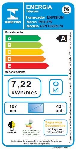 Última imagem em  miniatura do produto Smart TV LED FHD 43″ Philips 43PFG6909/78