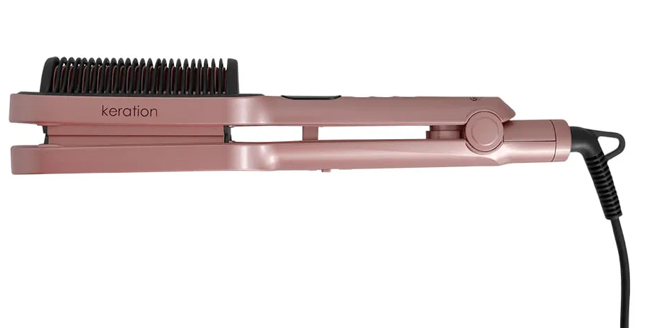 Imagem 3 do produto Chapa Alisadora Gama Waver & Brush Keration Rosé/Preto Bivolt