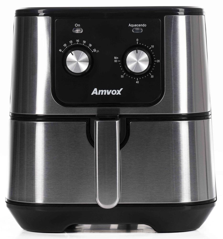 Imagem 1 do produto Fritadeira Elétrica Amvox ARF1255 1700W Air Fryer 7 Litros Inox 110V