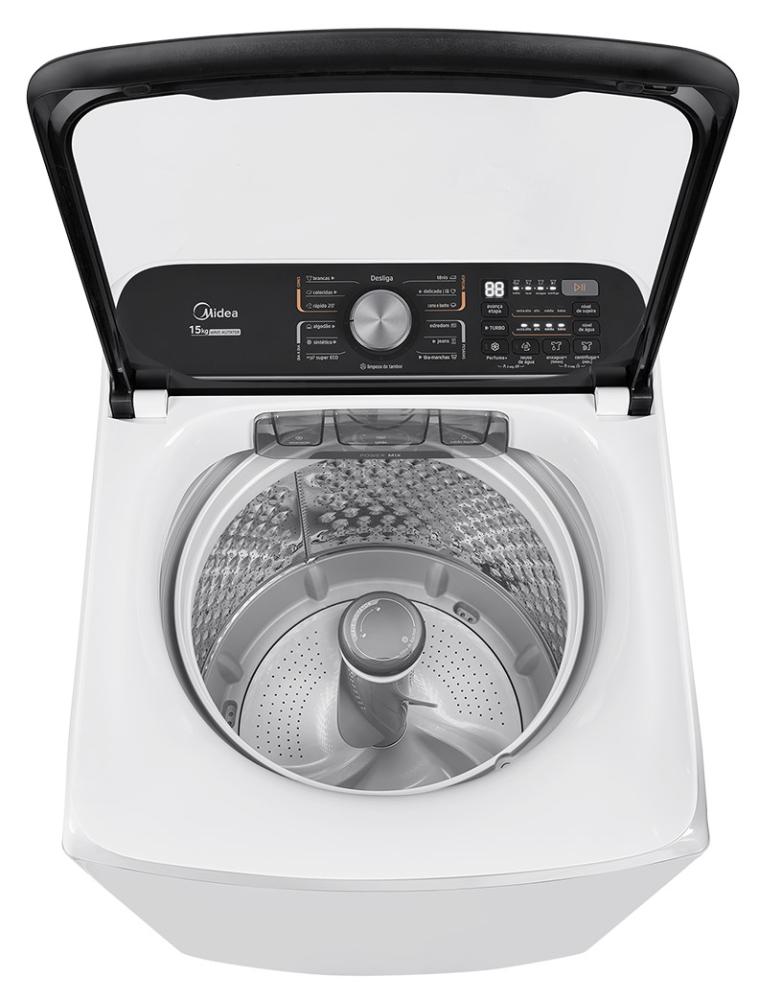 Imagem 3 do produto Lavadora de Roupas Midea Wave Agitator 15kg WKBR05 Branco 220V